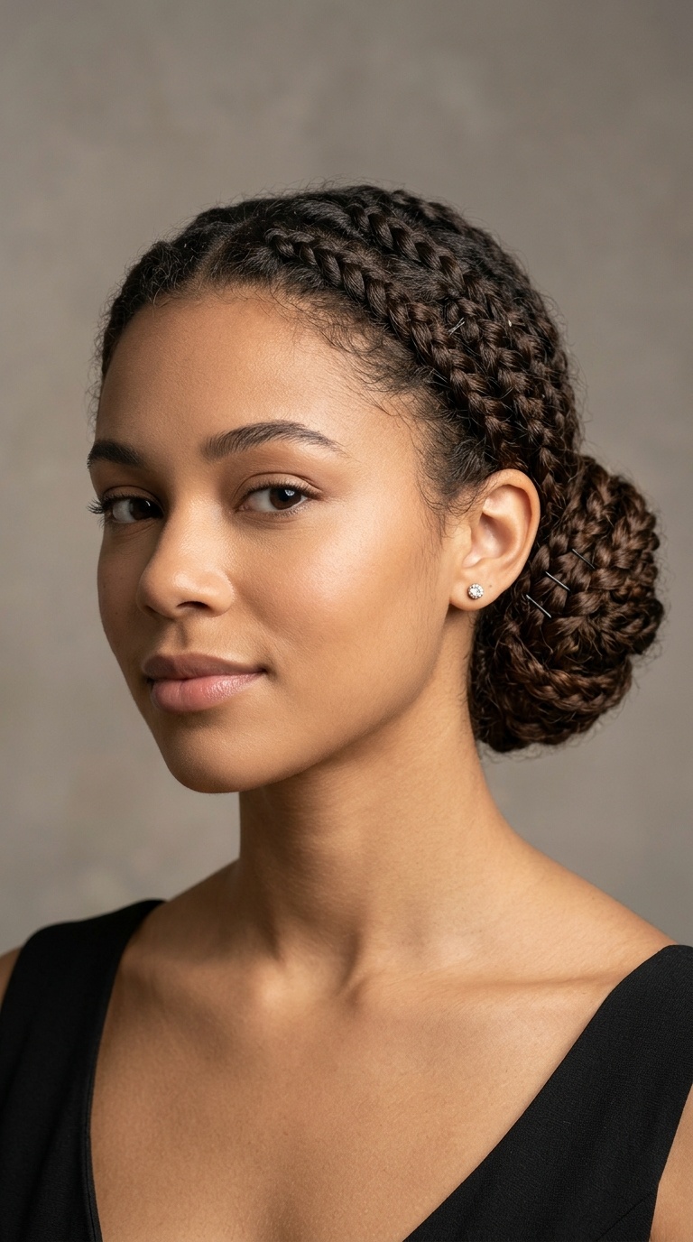 The Braided Faux Chignon