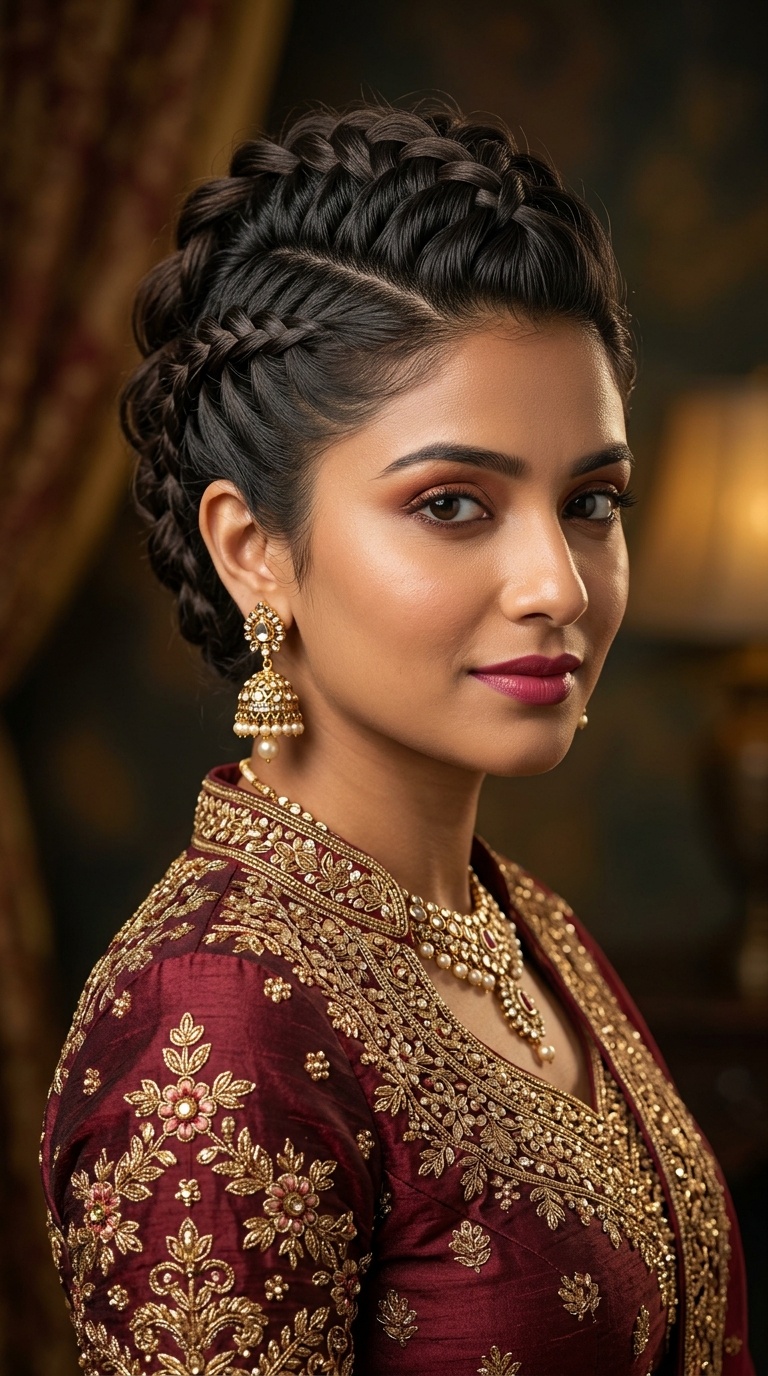 The Braided Faux Hawk