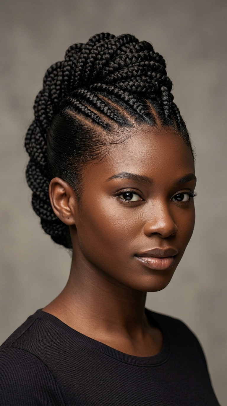 The Braided Faux Hawk