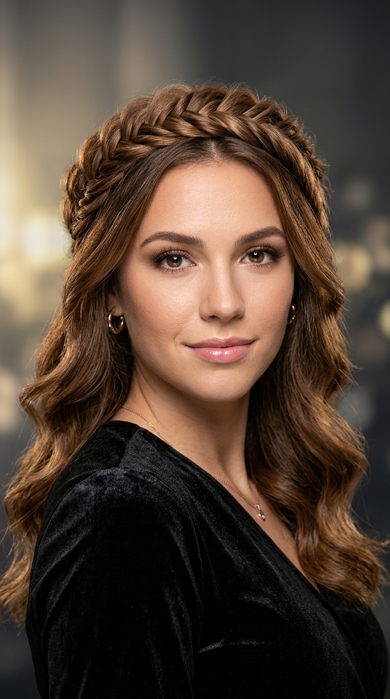 The Braided Halo Crown