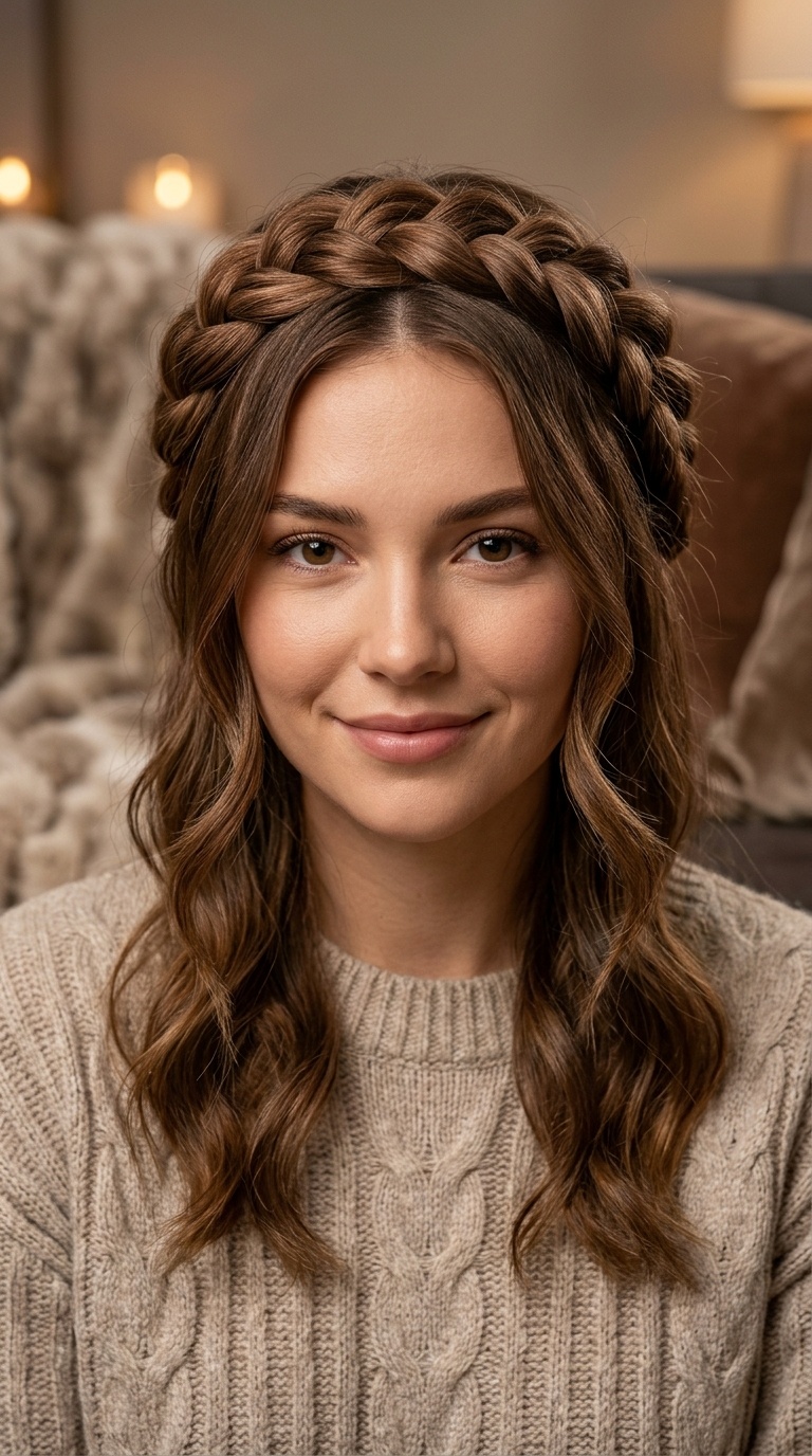 The Braided Headband Look