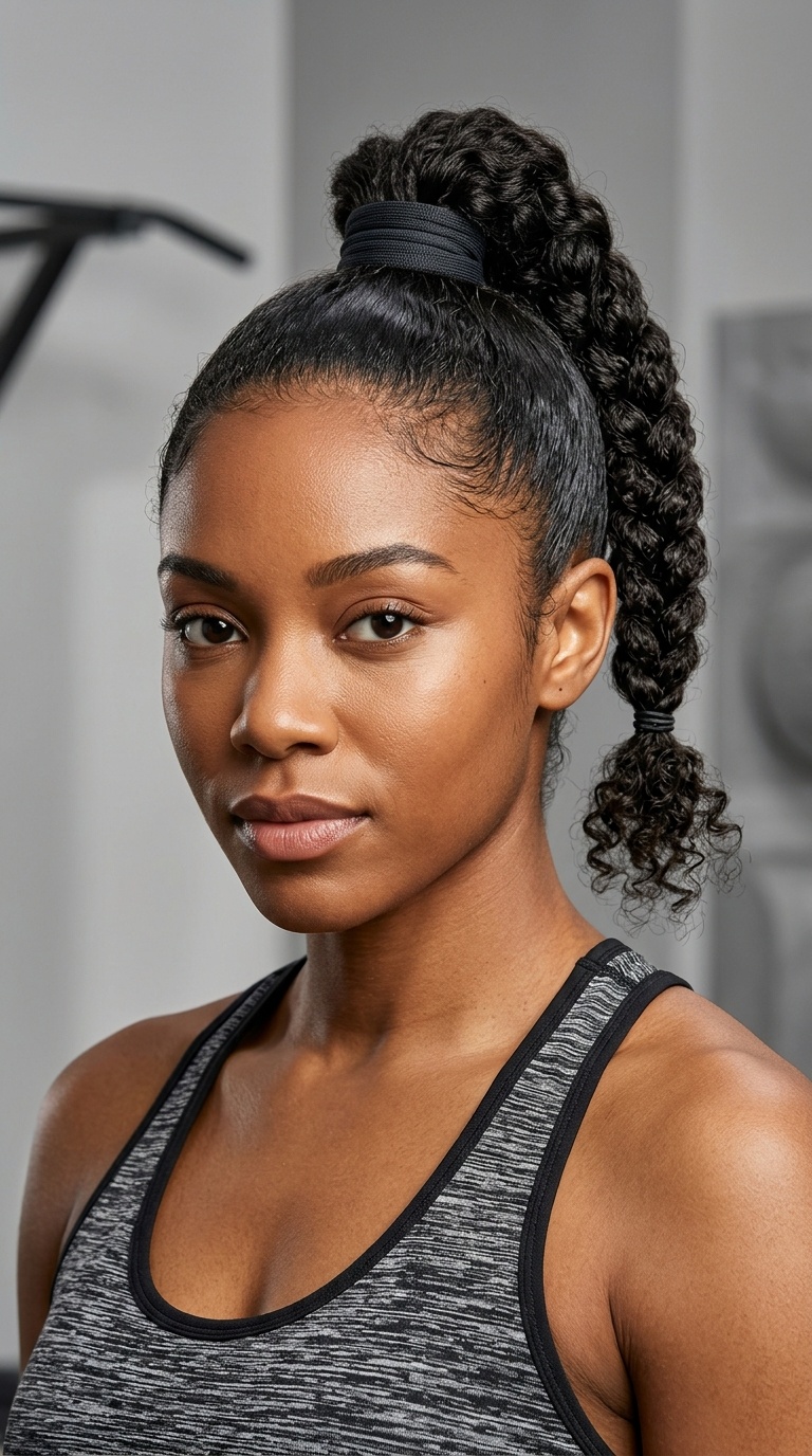 The Braided High Pony