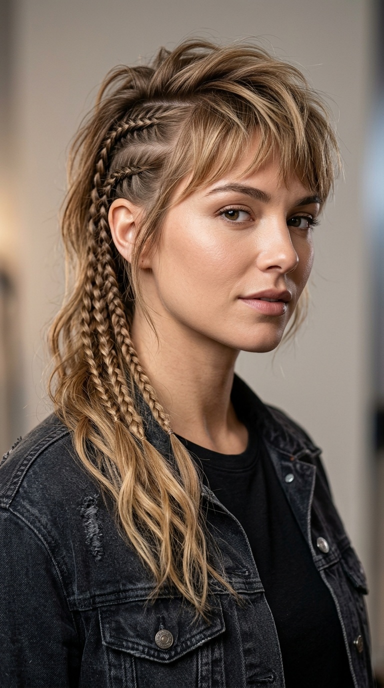 The Braided Side Mullet