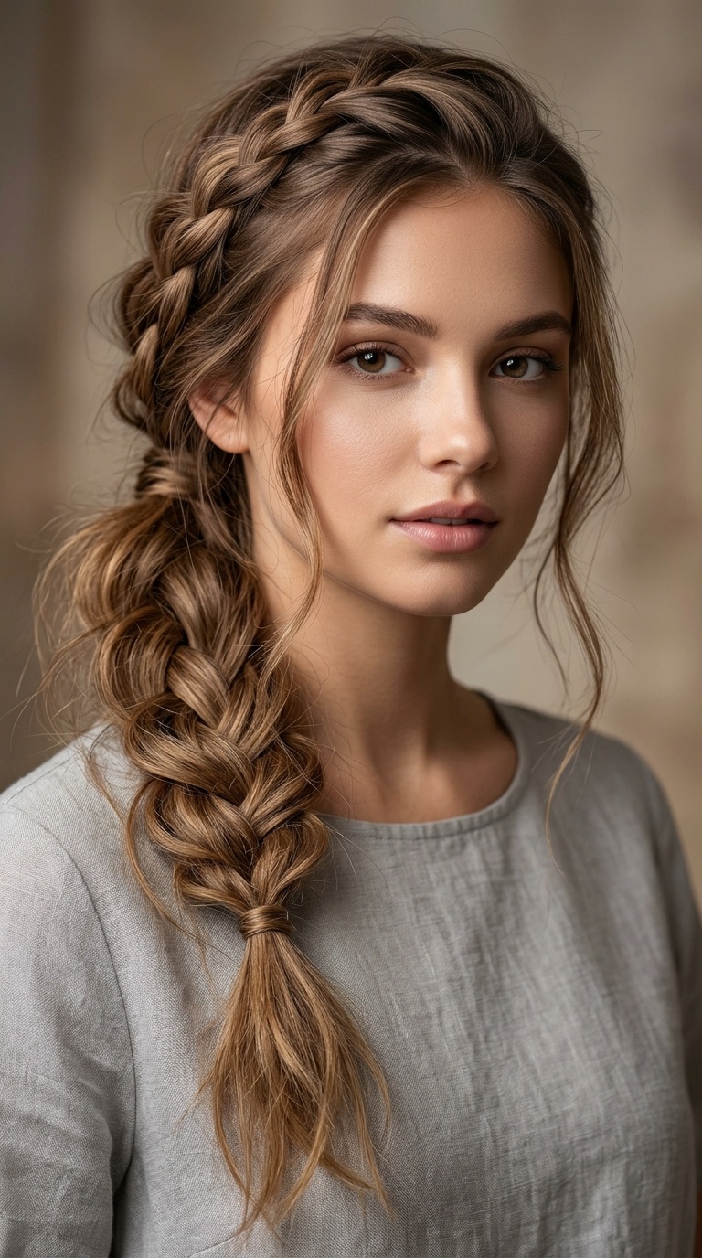 The Braided Side Pony
