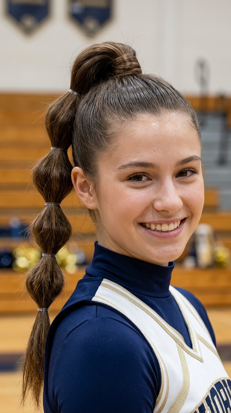 The Bubble Braid High Ponytail