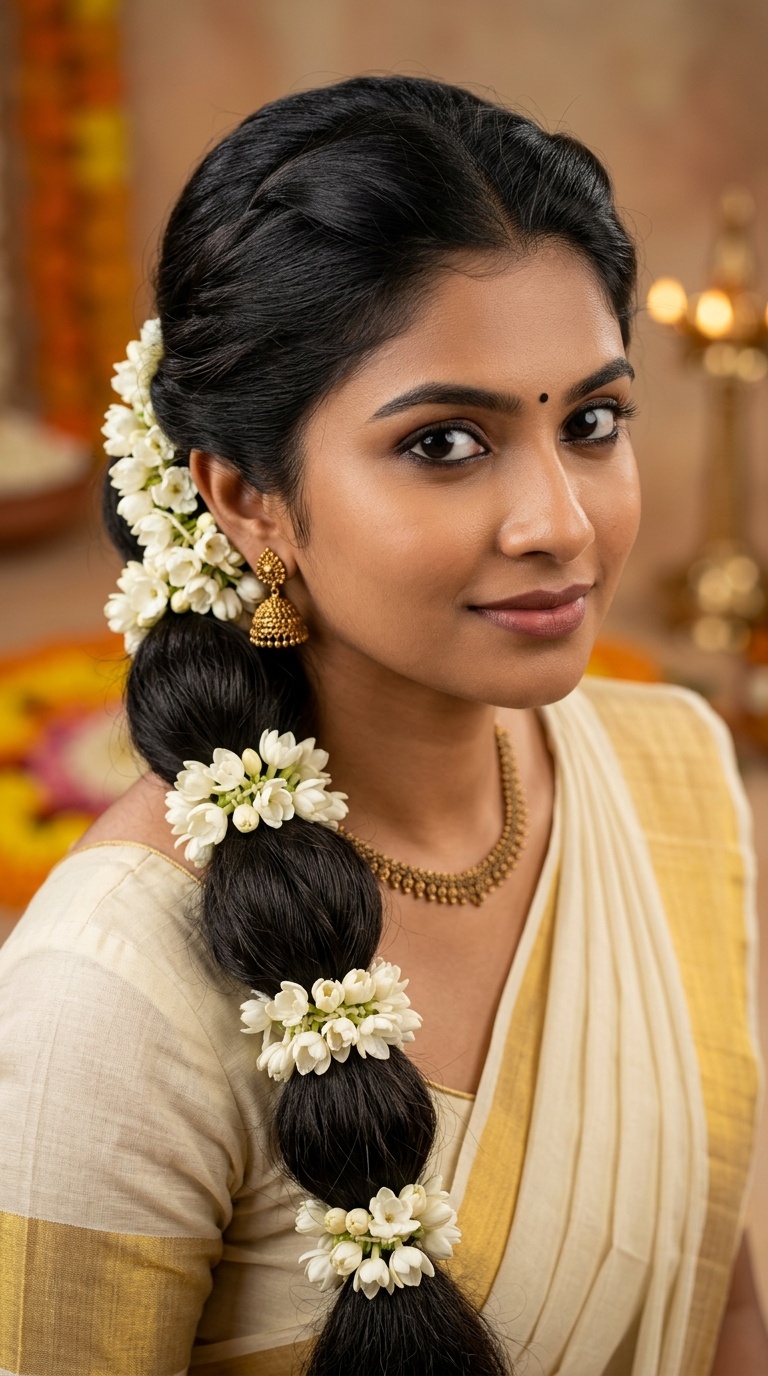 The Bubble Braid with Jasmine Accents