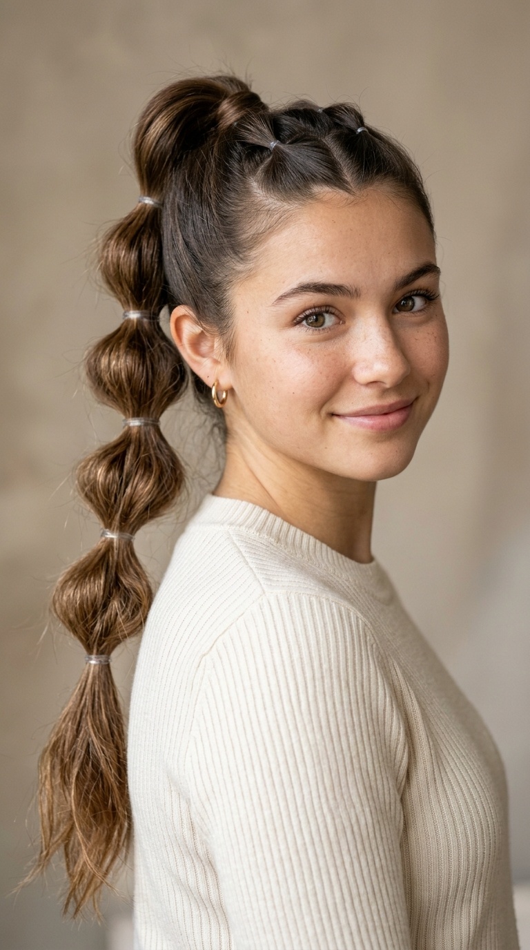 The Bubble Ponytail