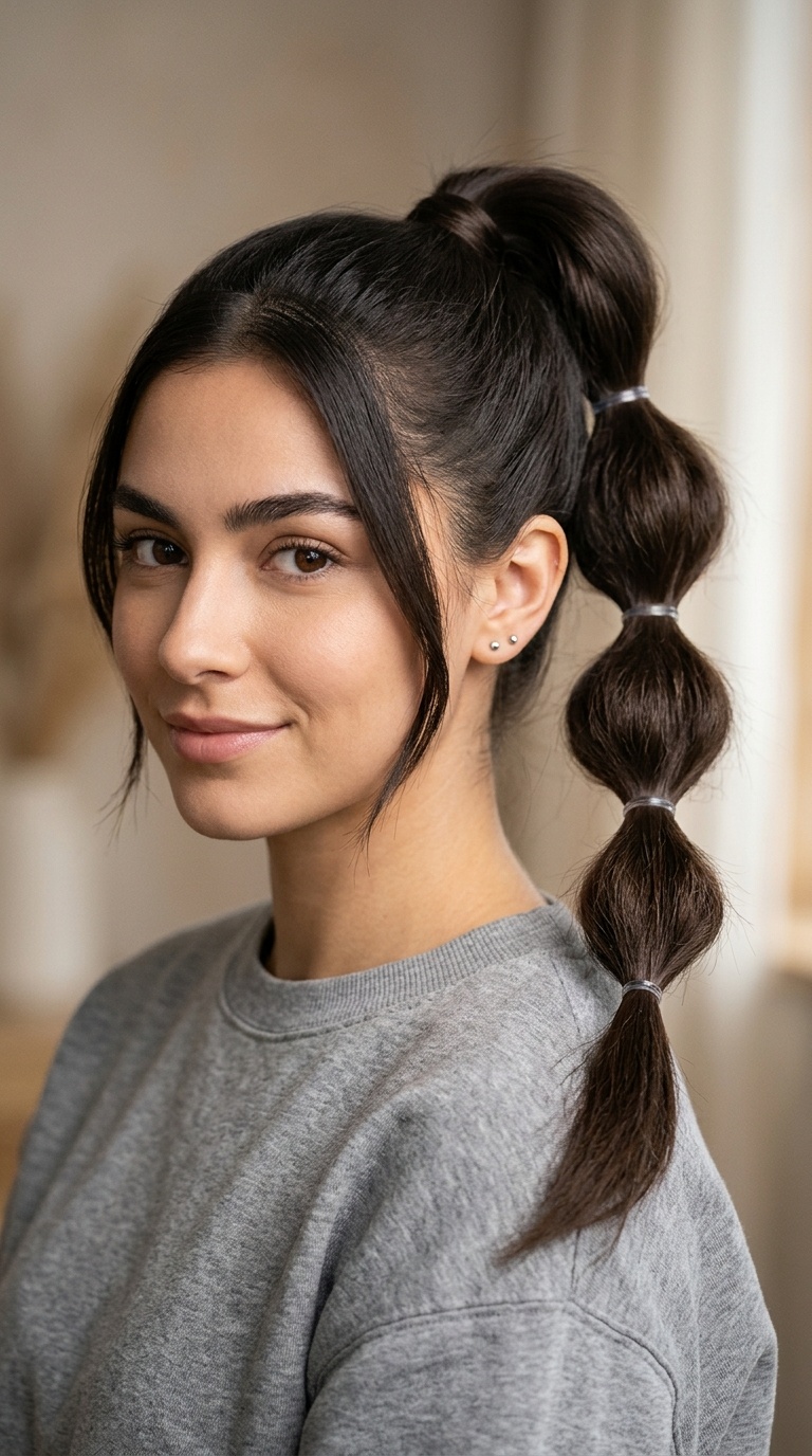 THE BUBBLE PONYTAIL
