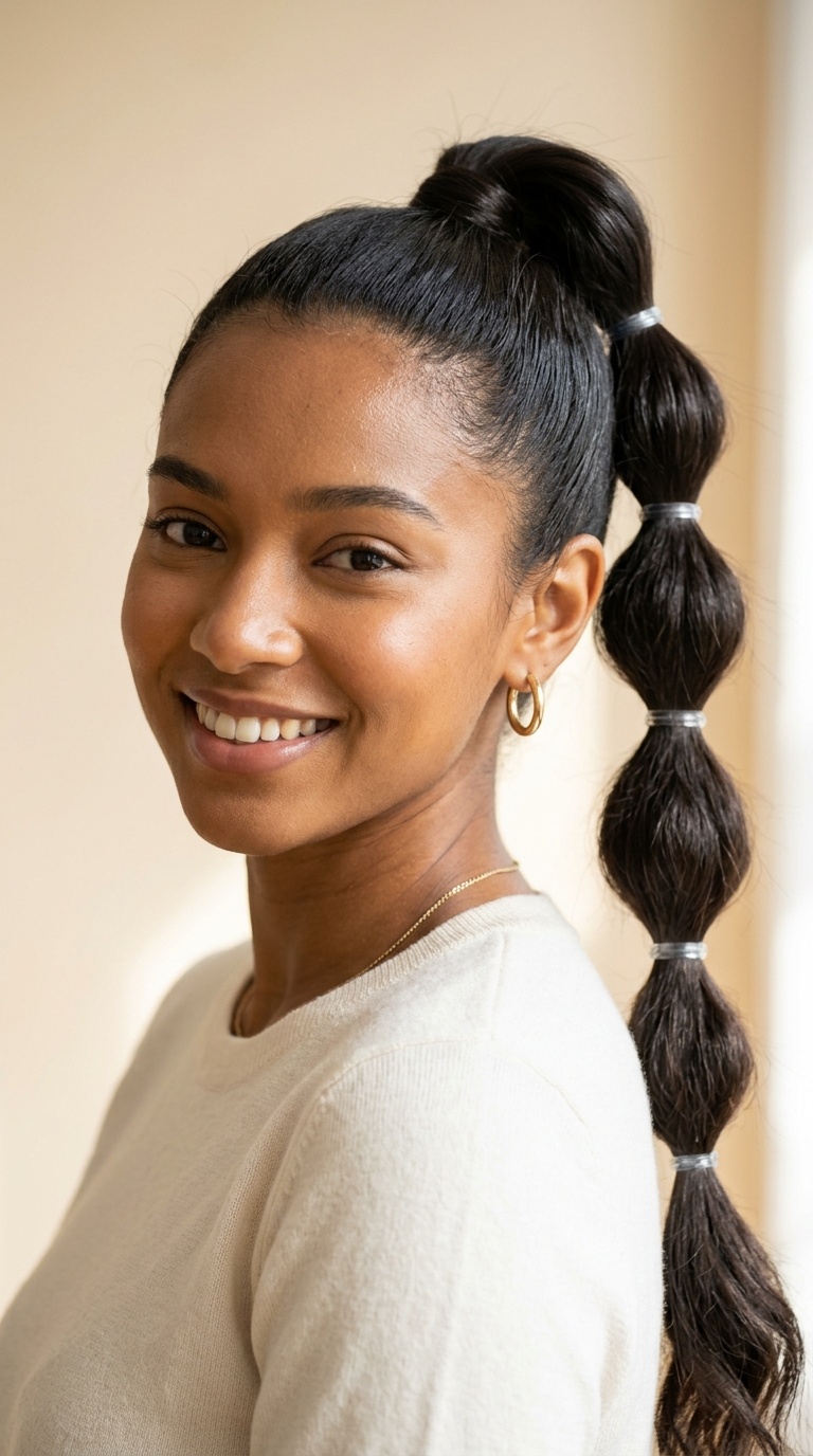 The Bubble Ponytail