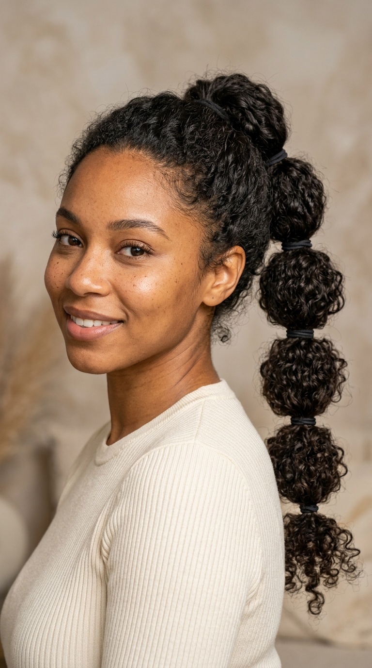 The Bubble Ponytail