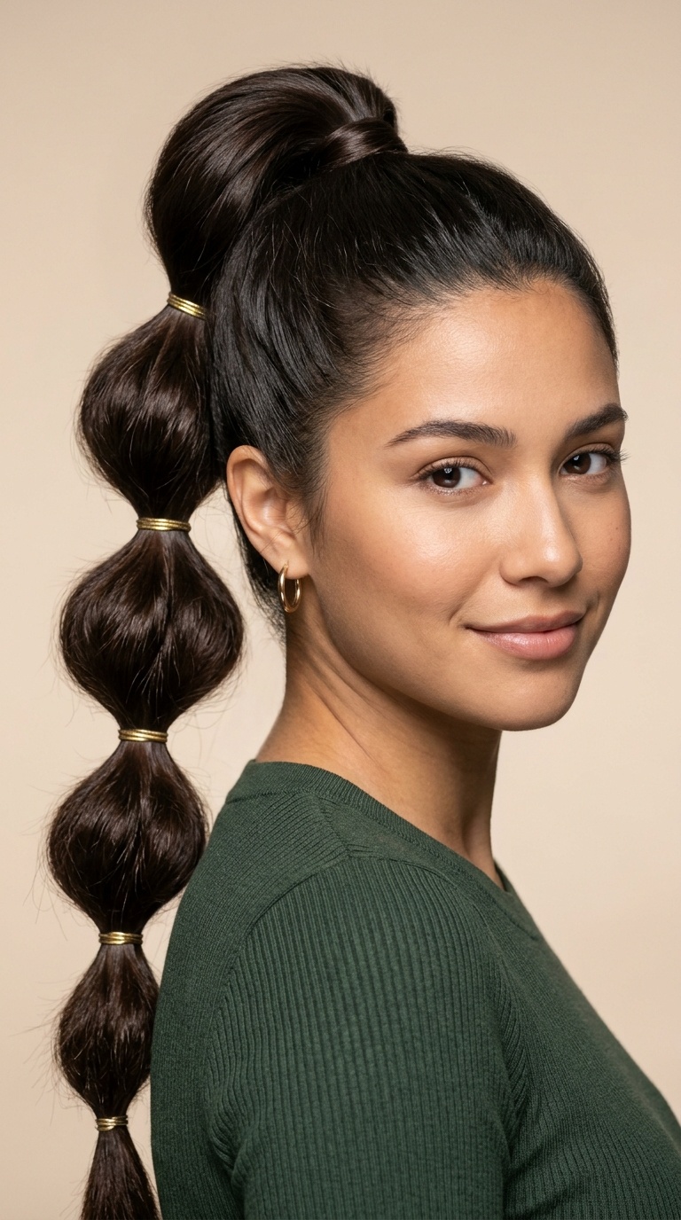 The Bubble Ponytail