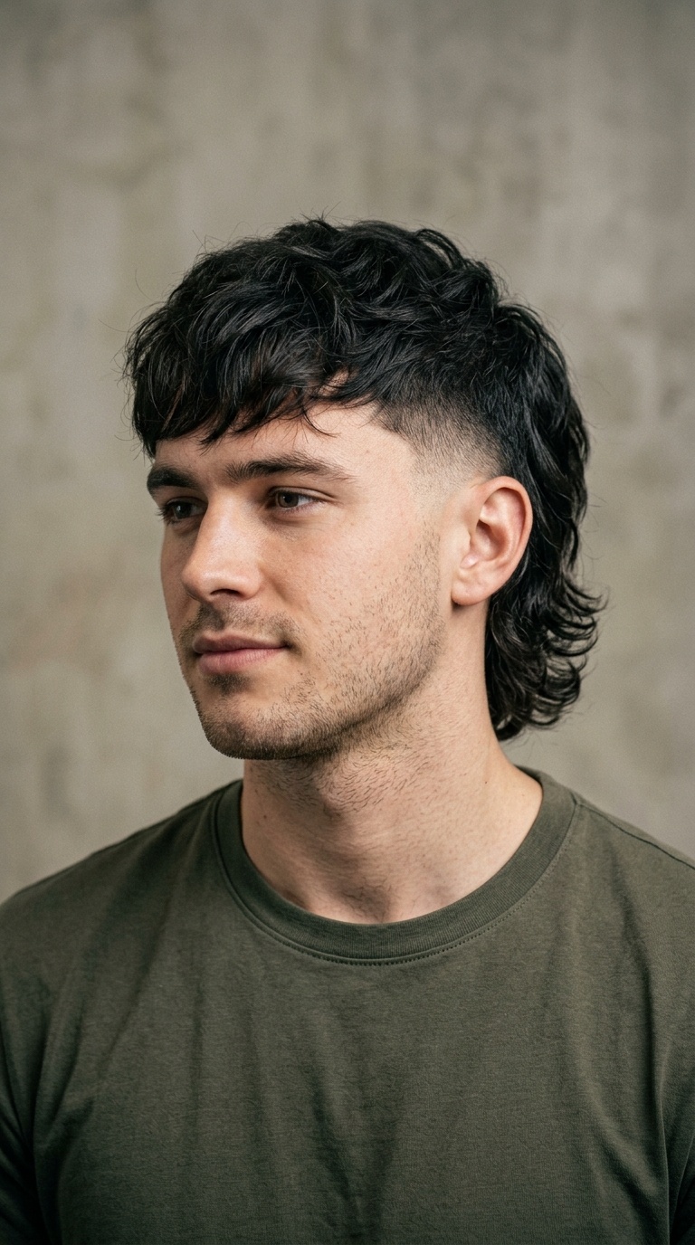 The Burst Fade Mullet