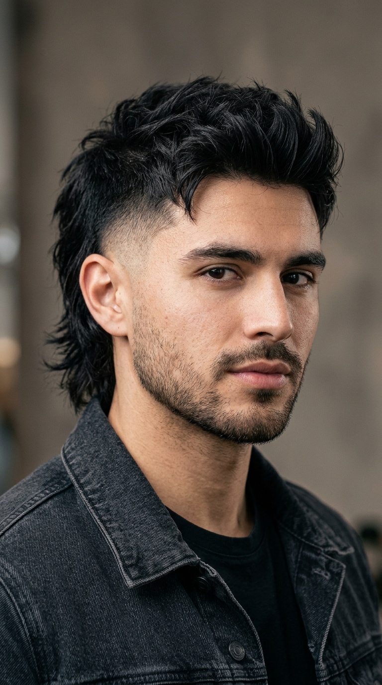 The Burst Fade Mullet