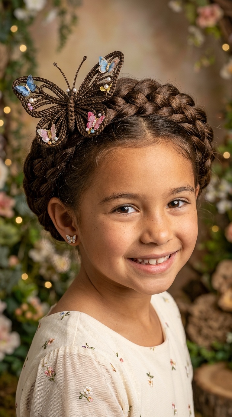 The Butterfly Braid Crown