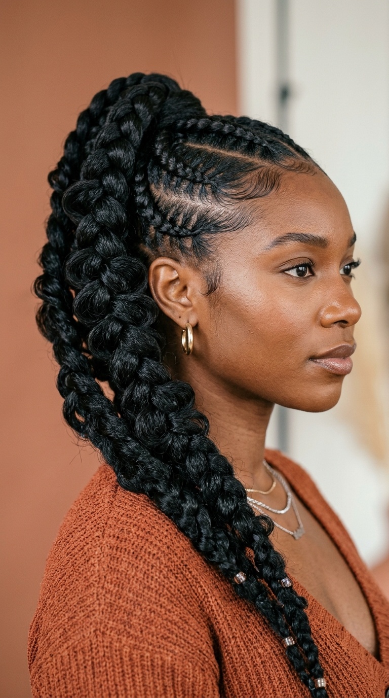 The Butterfly Braid Ponytail