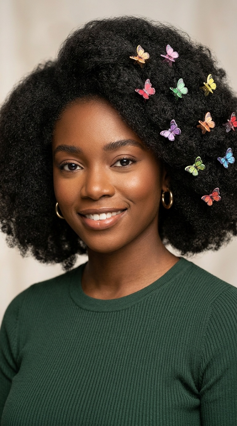 The Butterfly Clip Accent Style