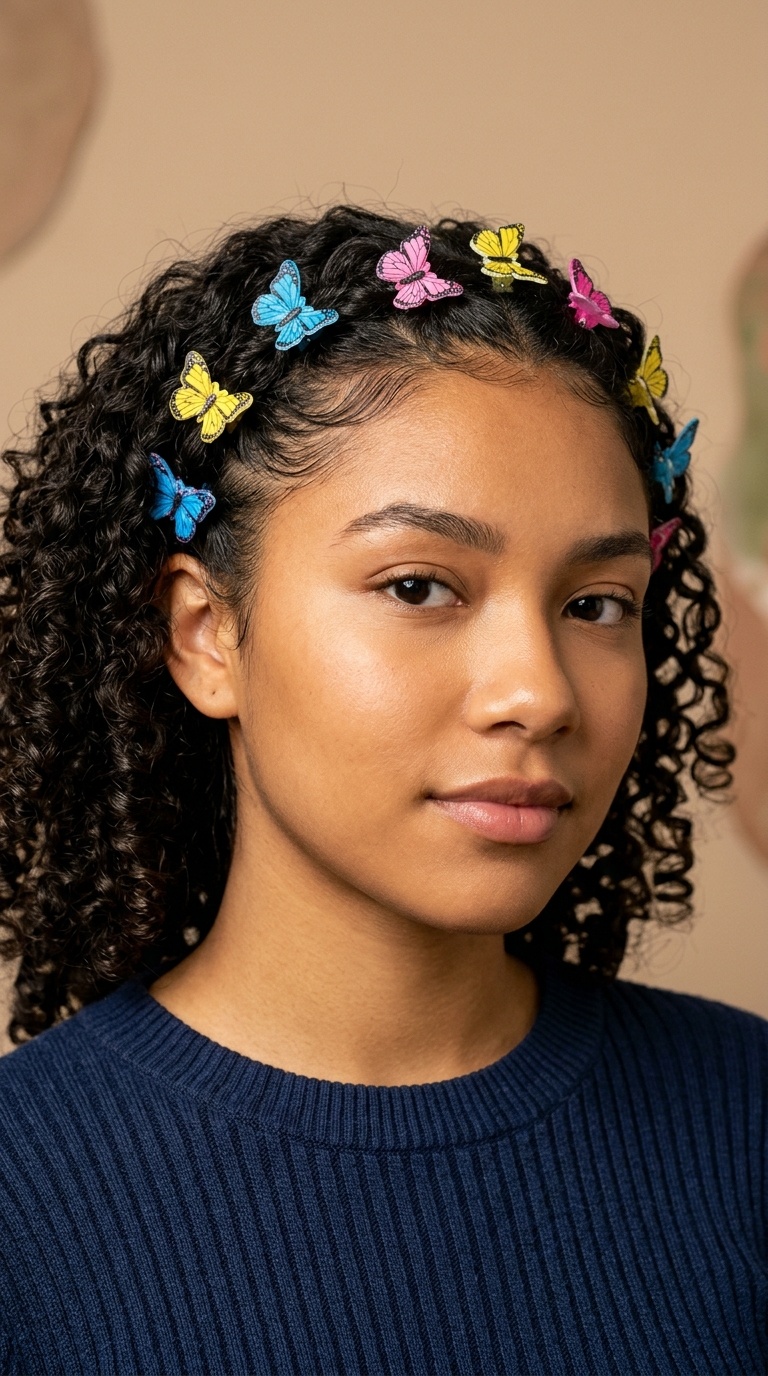 The Butterfly Clip Crown with Defined Spirals