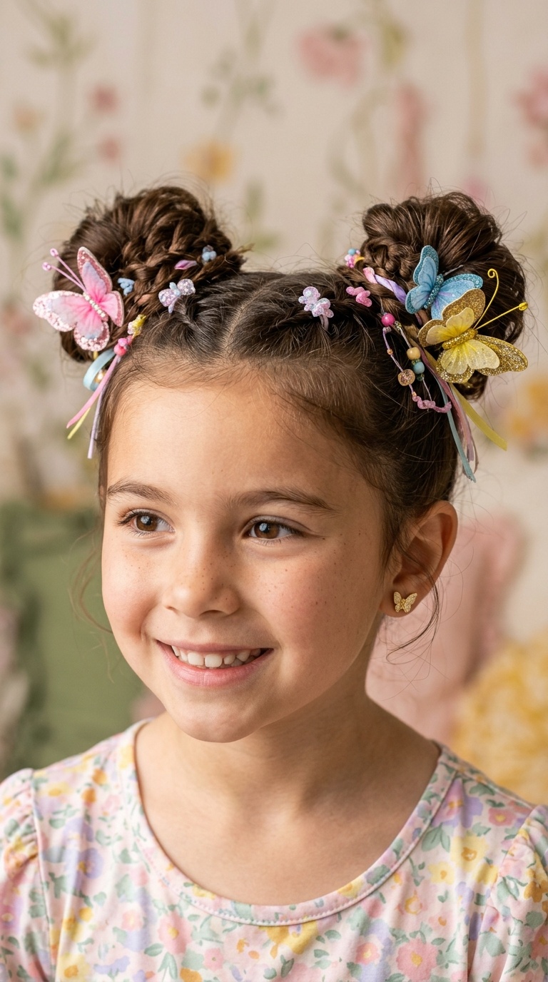 The Butterfly Wing Space Buns