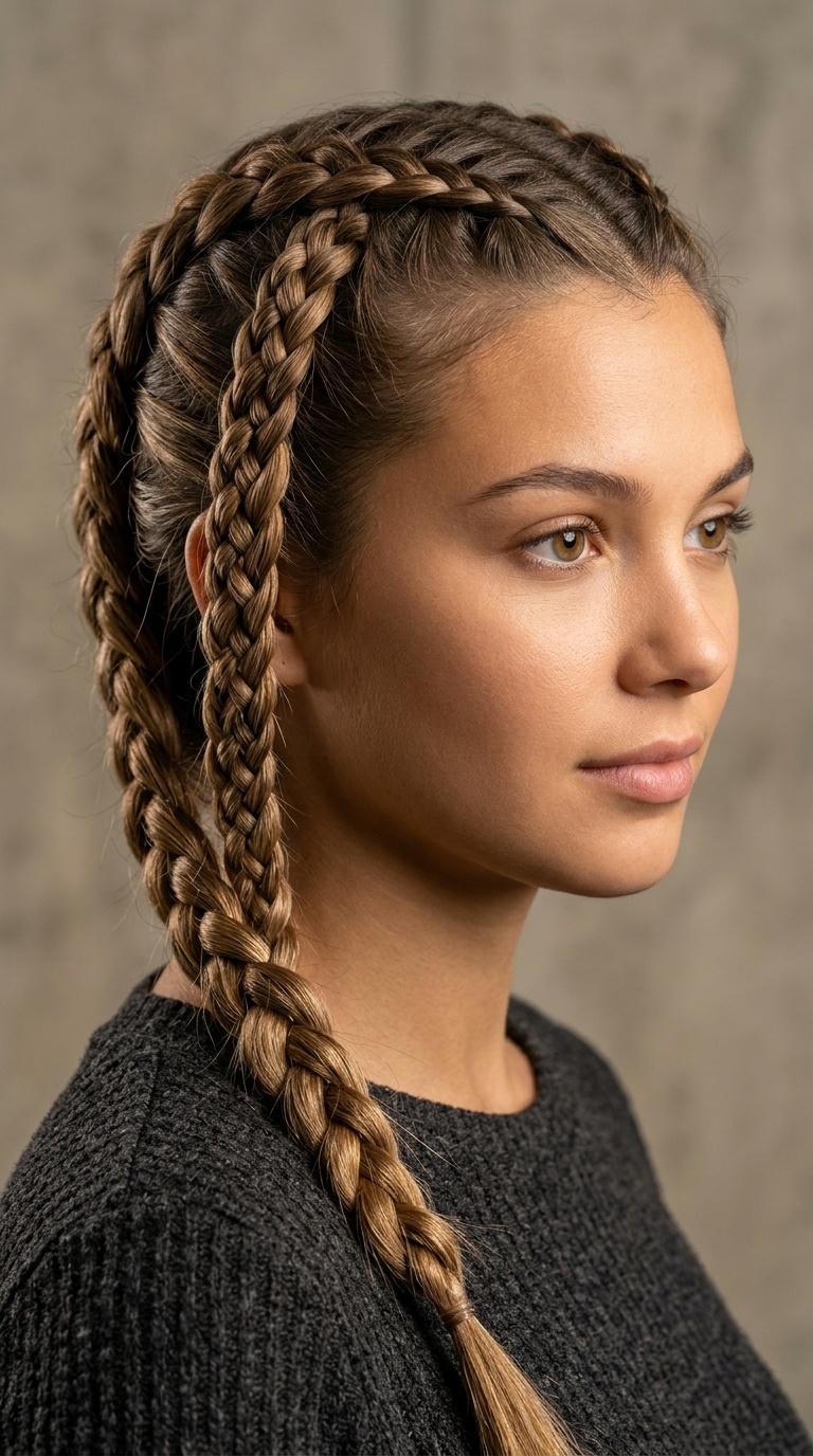 The Cage Braid with Five-Strand Core