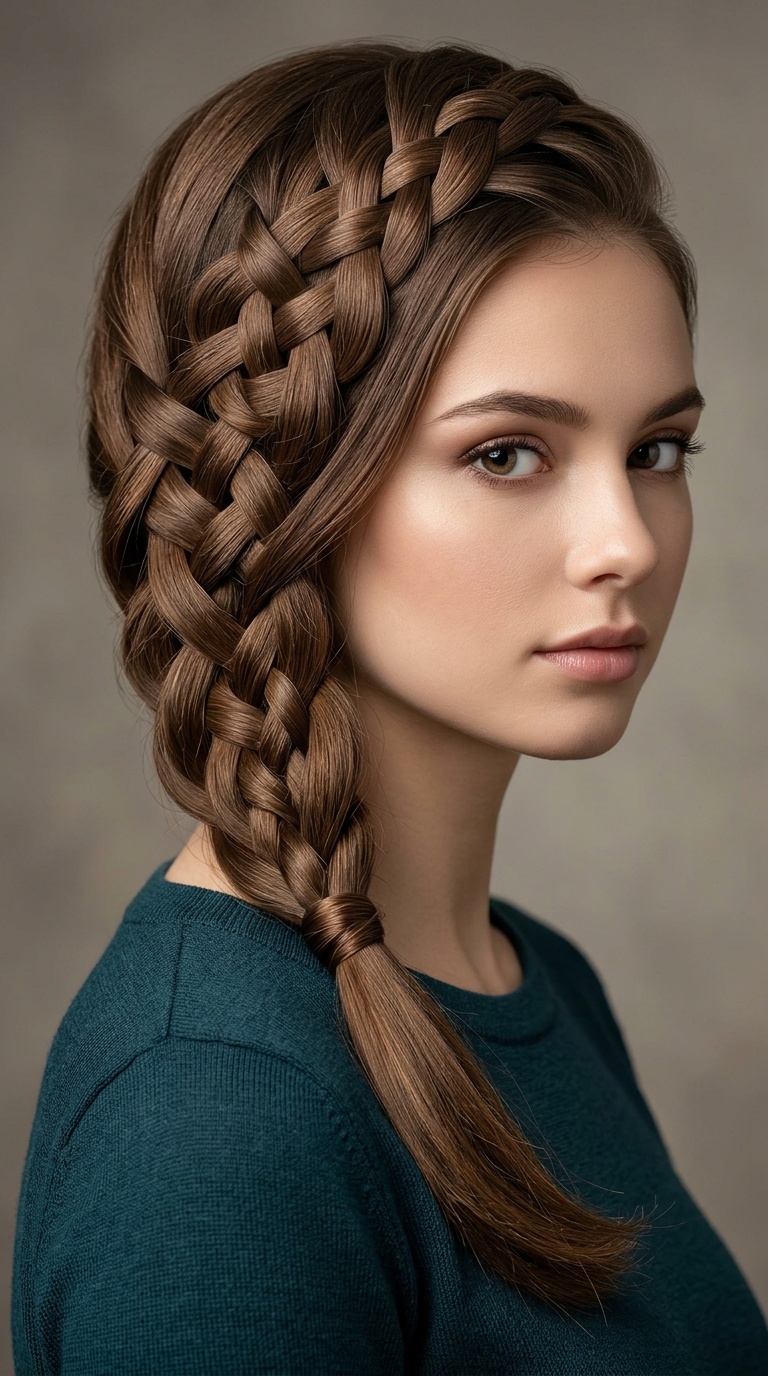 The Celtic Knot Five-Strand Braid