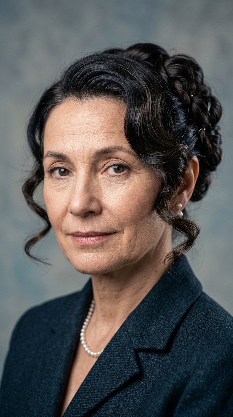 The Chignon with Face-Framing 