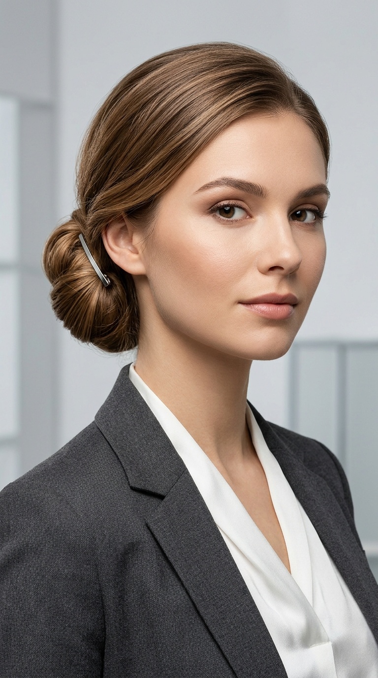 The Chignon with Minimalist Clip