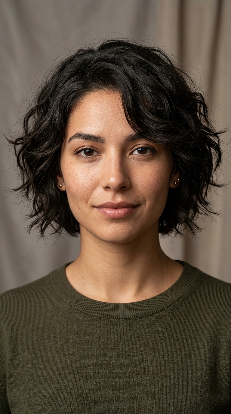The Choppy Tapered Bob
