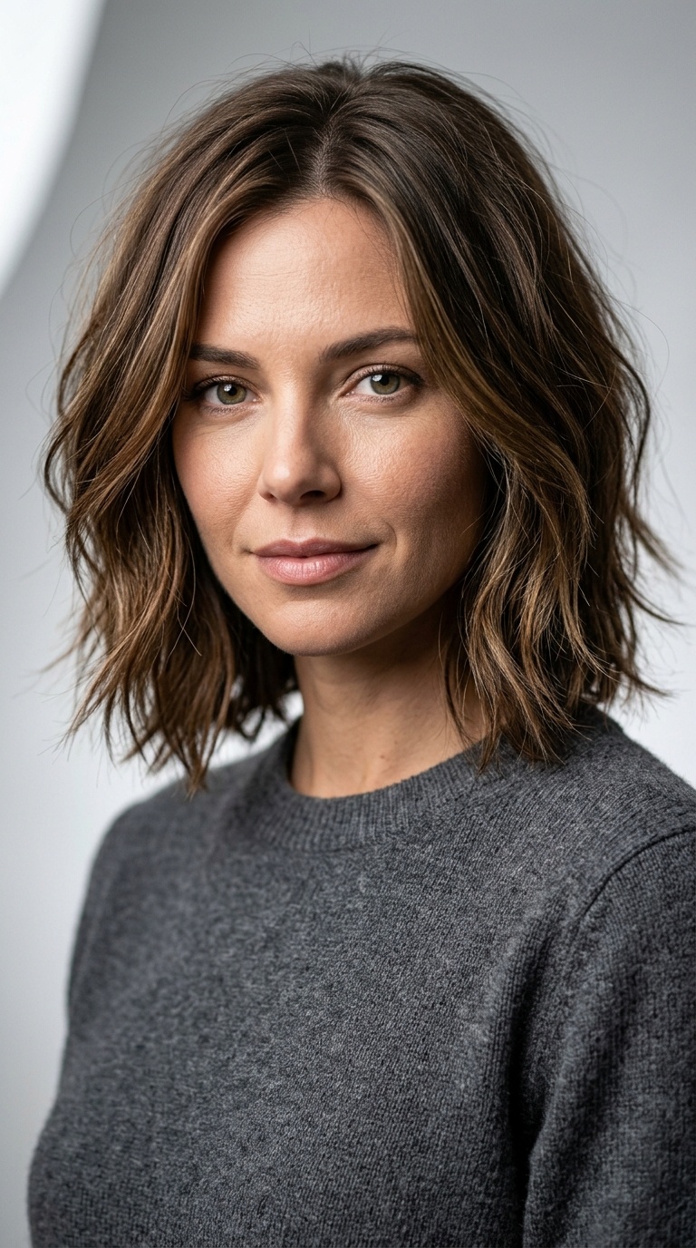 The Choppy Textured Lob