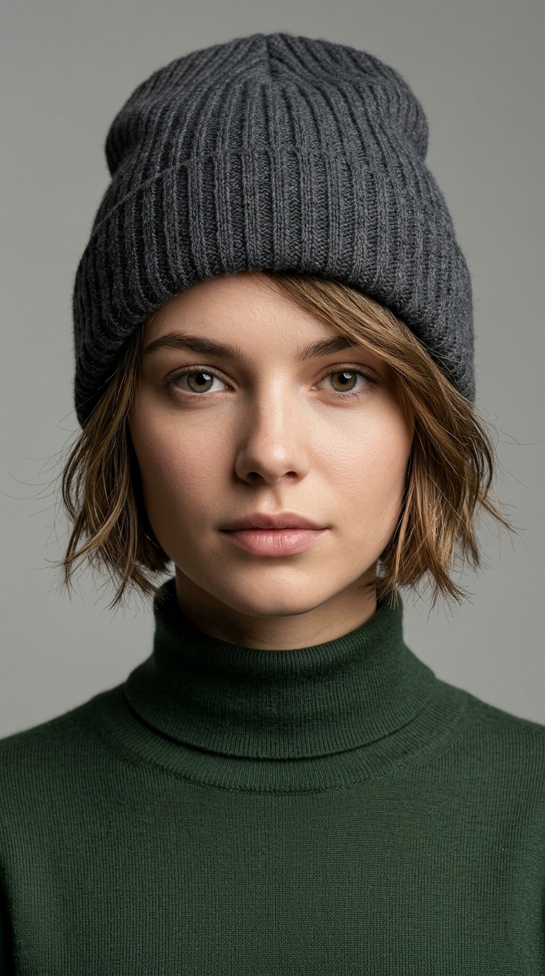 The Classic Beanie Tuck