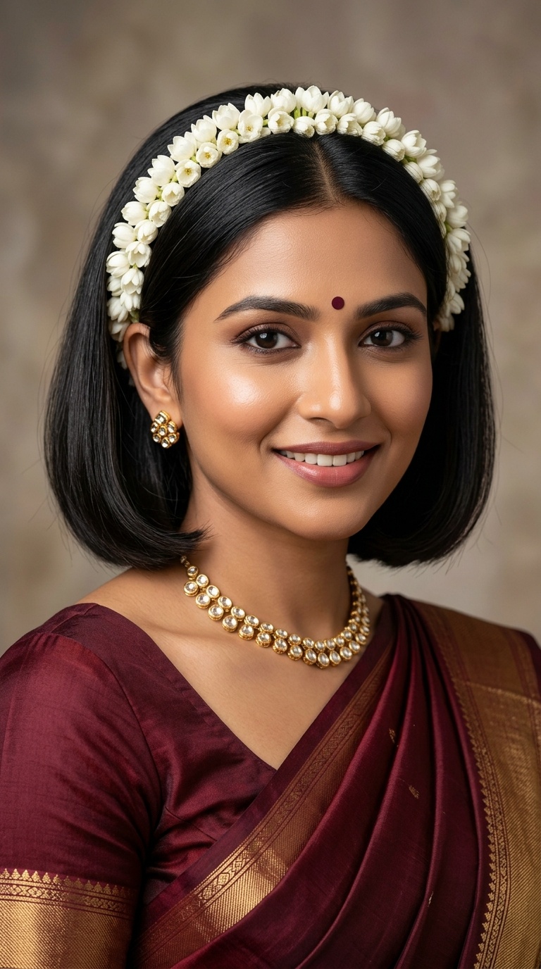 The Classic Bob with Gajra Border