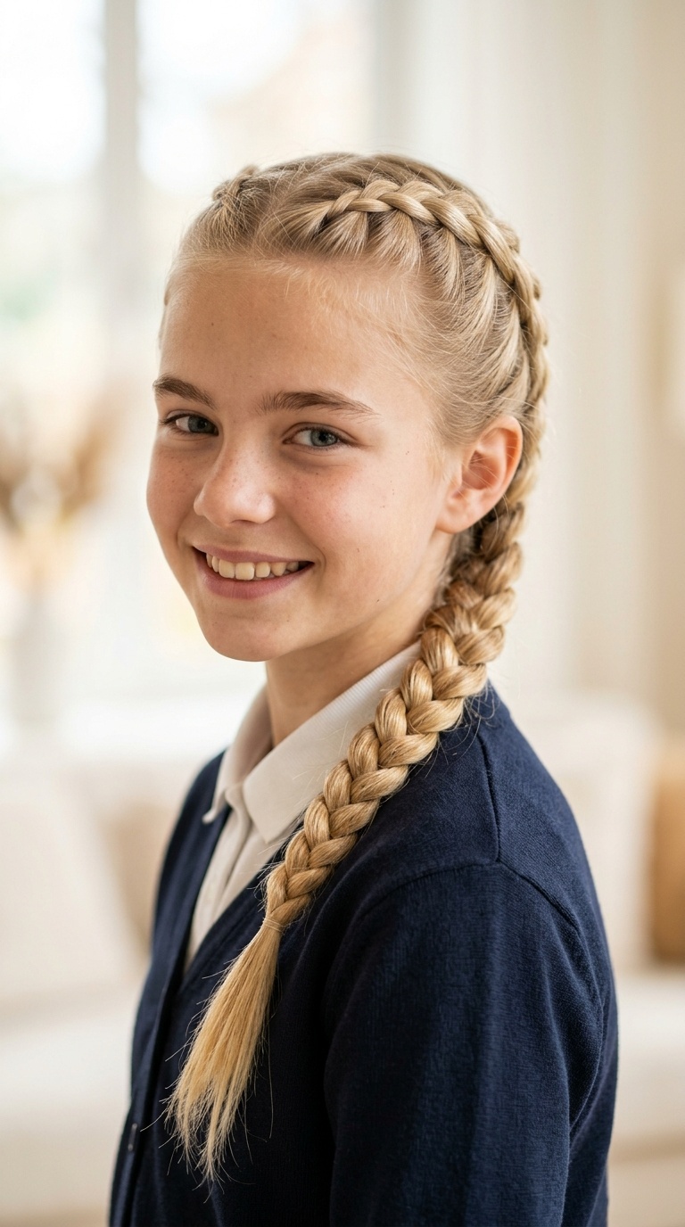 The Classic Center-Back Dutch Plait
