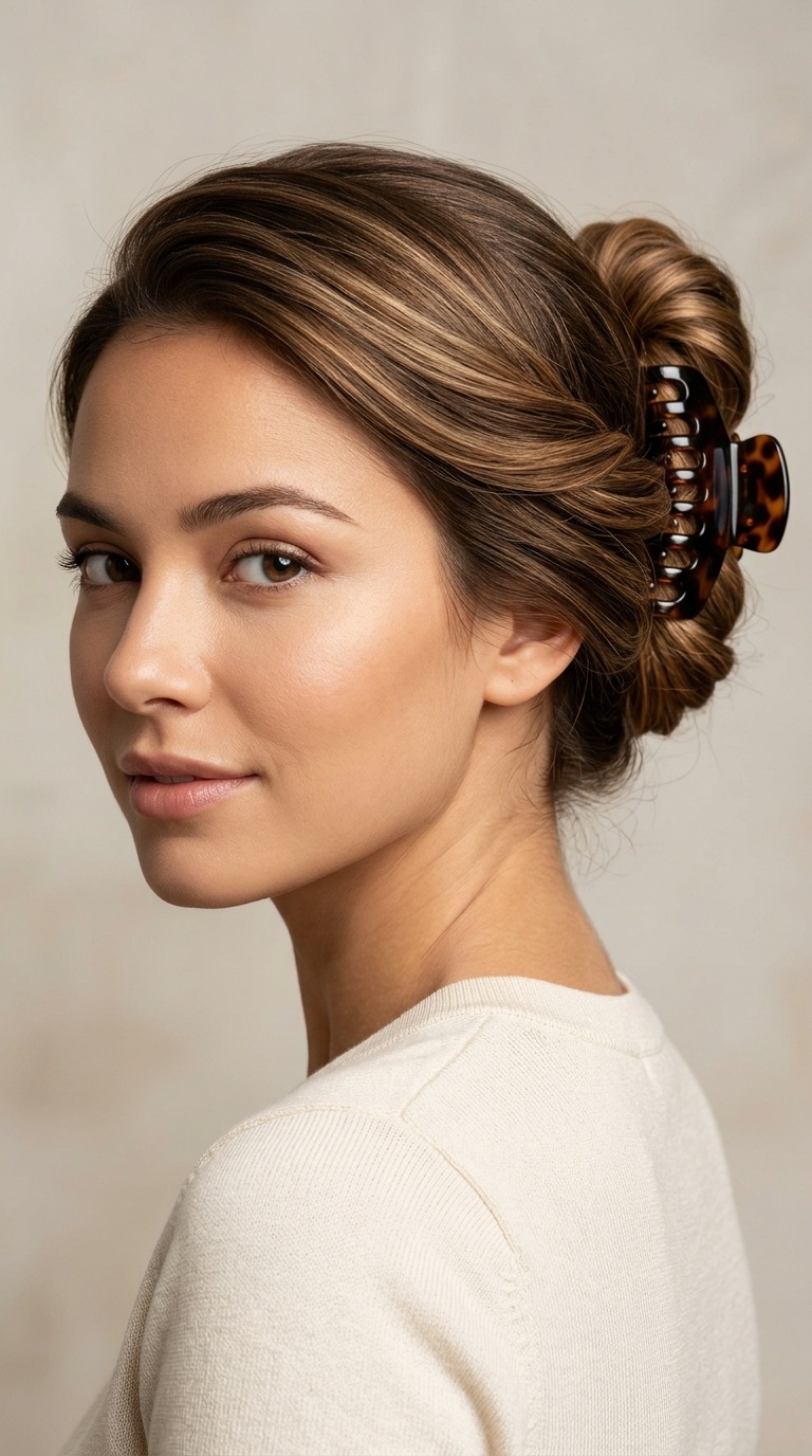 The Classic Claw Clip Twist