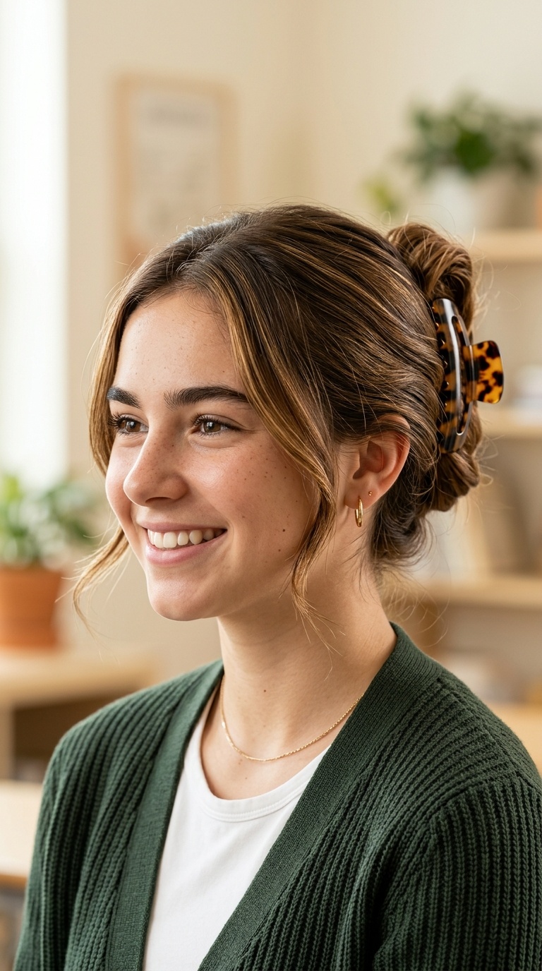 The Classic Claw Clip Updo