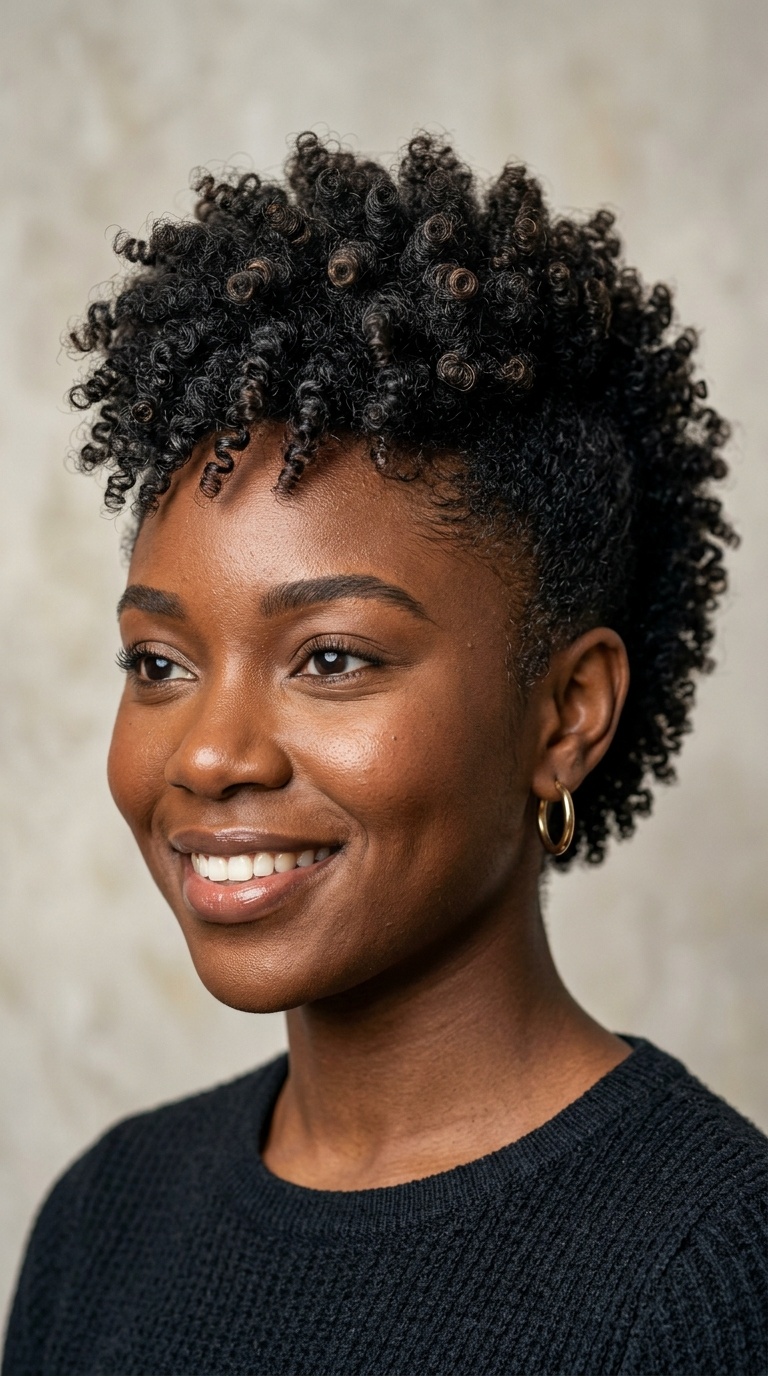The Classic Coiled Tapered Frohawk