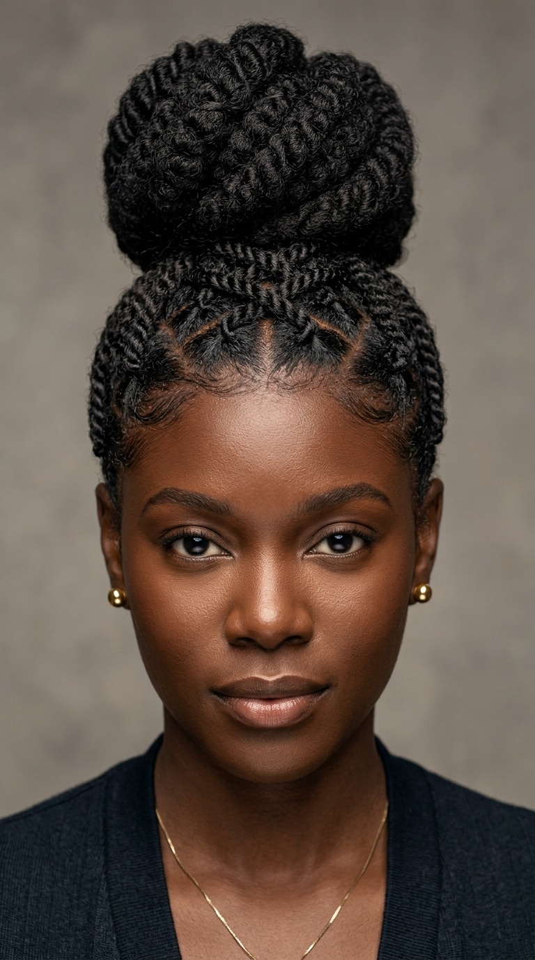 The Classic Criss-Cross High Bun