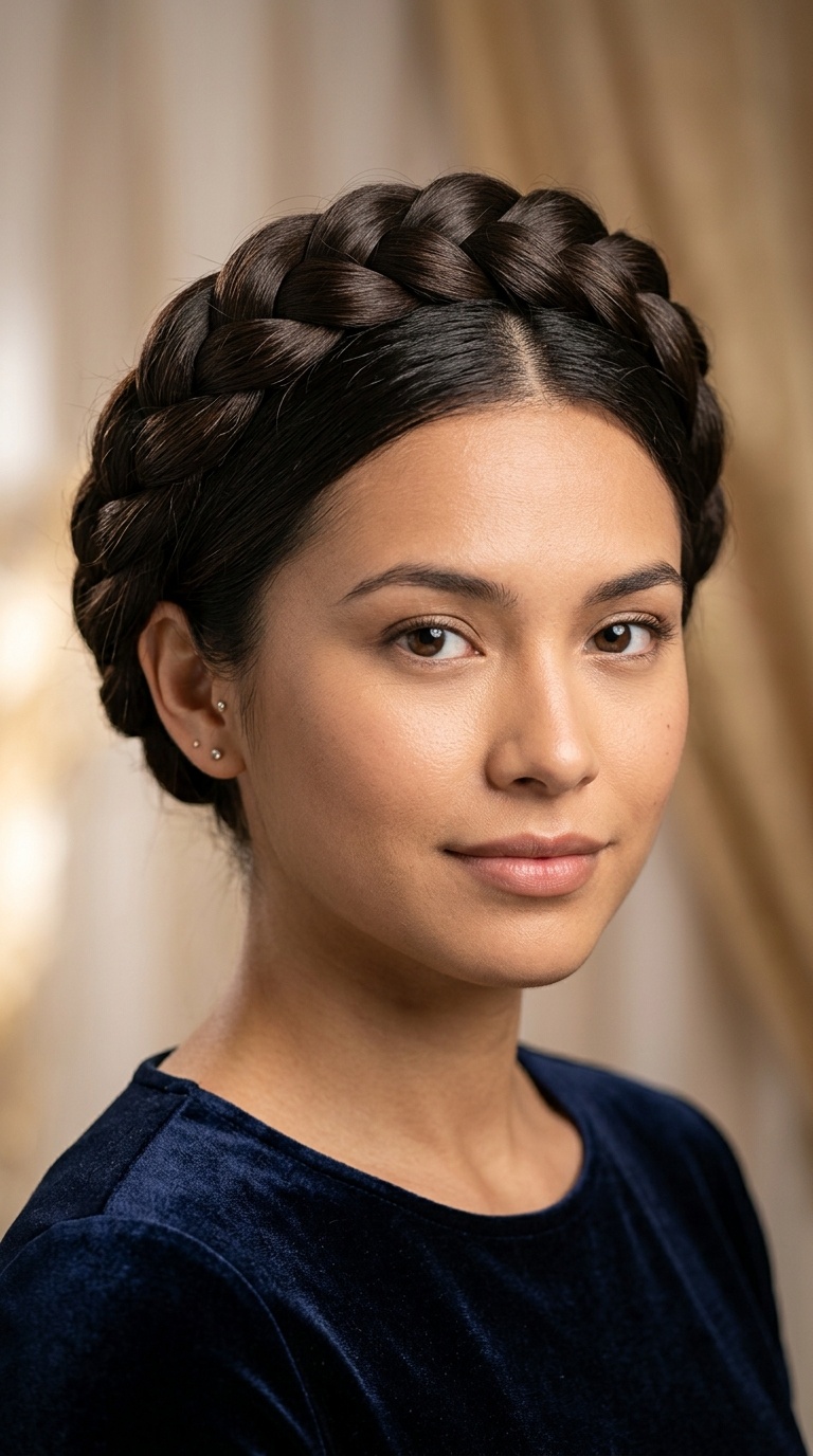 The Classic Crown Braid