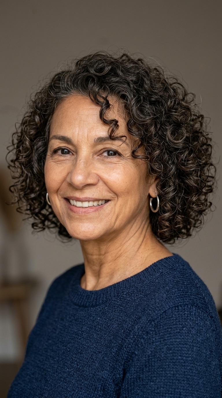 The Classic Curly Bob