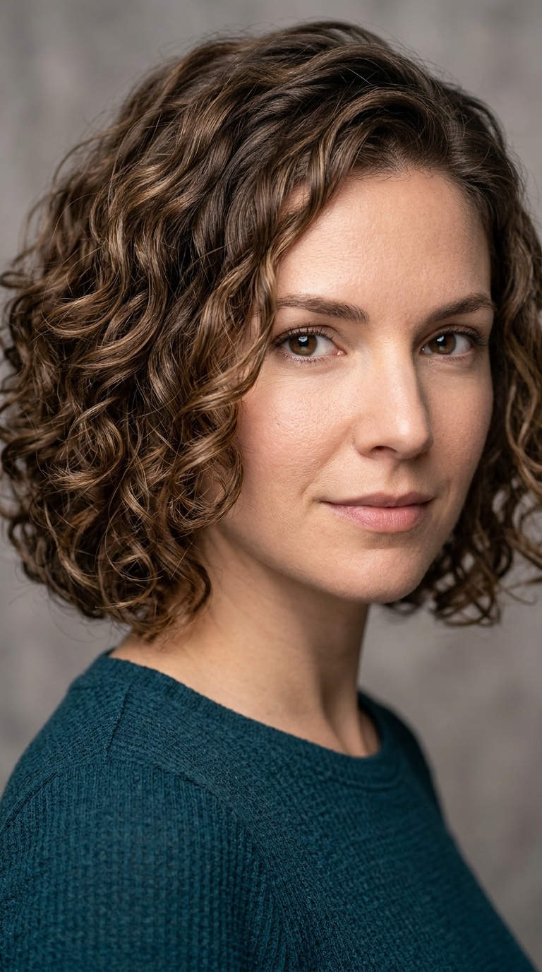The Classic Curly Bob