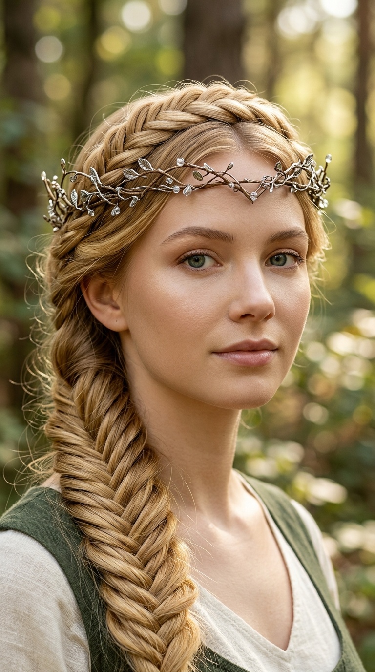 The Classic Fishtail Elven Crown