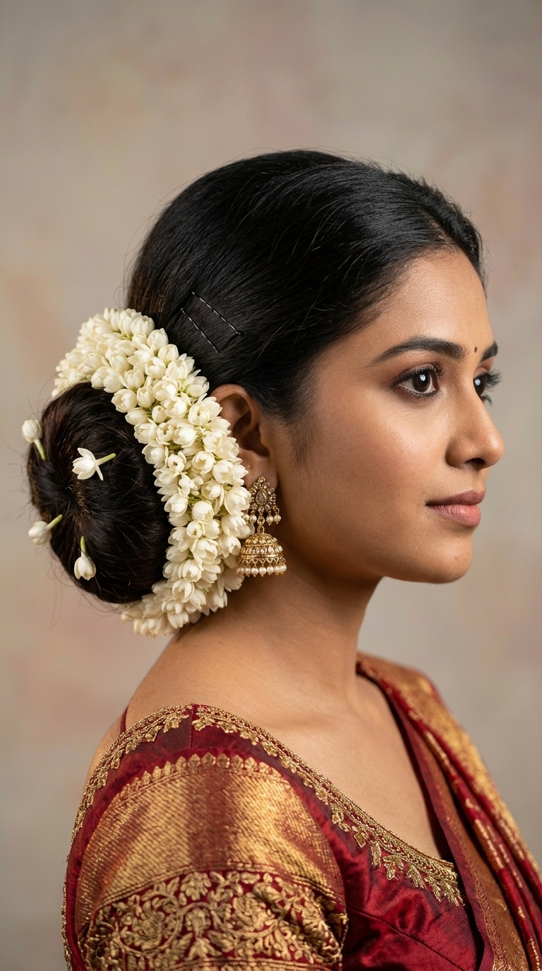 The Classic Gajra Bun