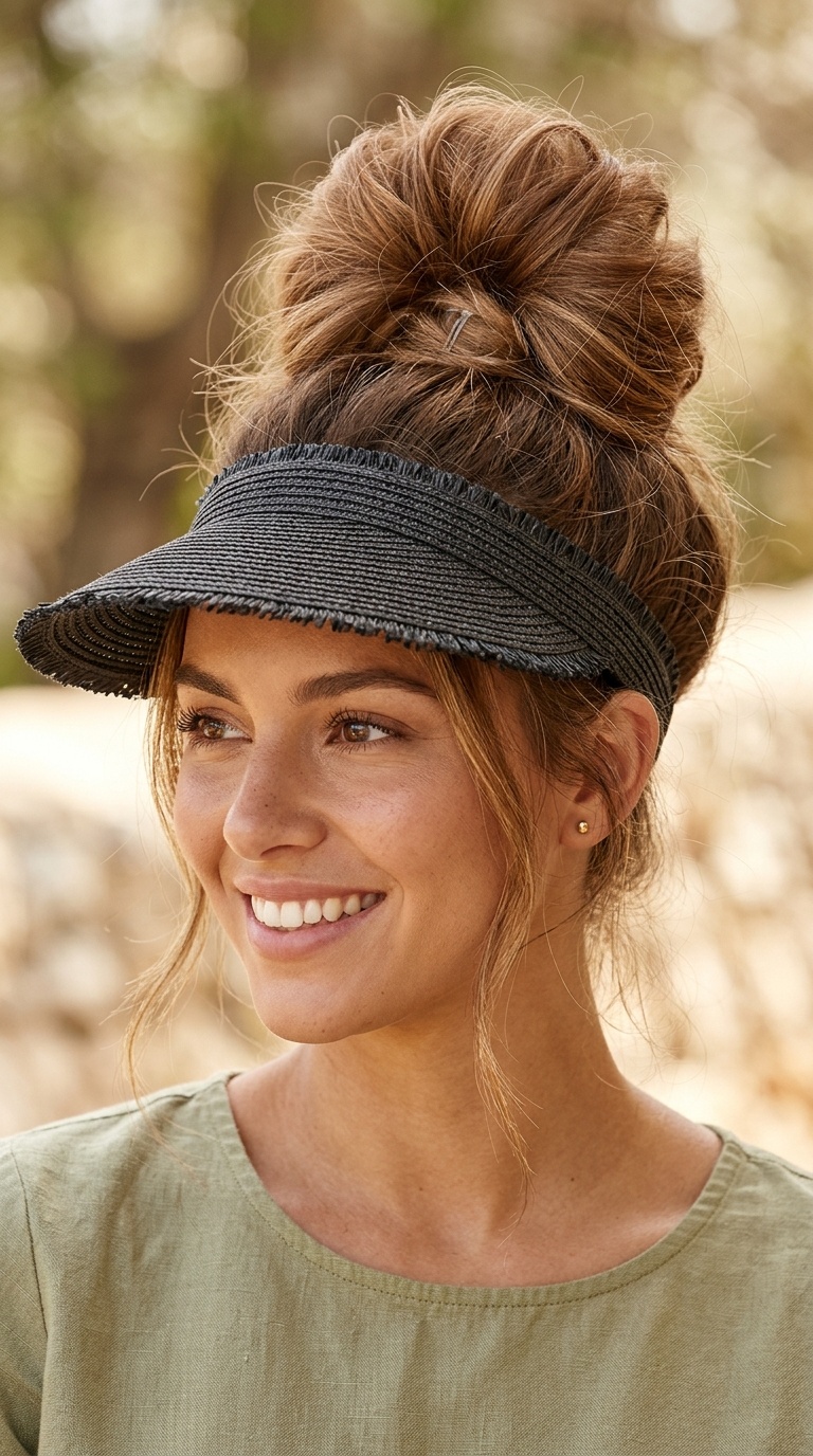 The Classic High Messy Bun