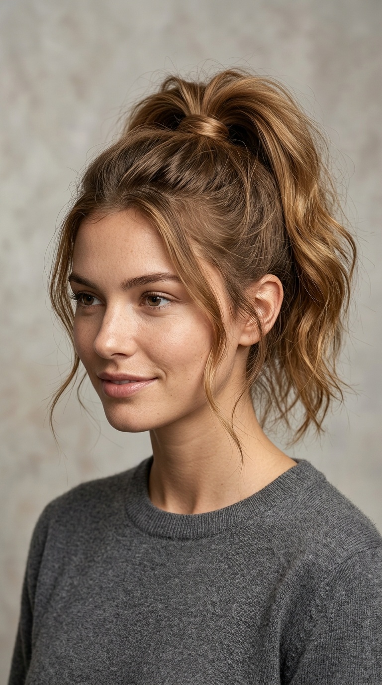 The Classic High Messy Pony