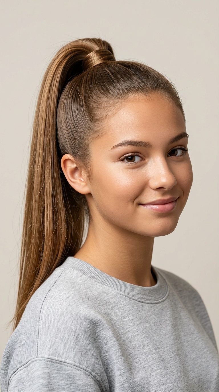 The Classic High Ponytail