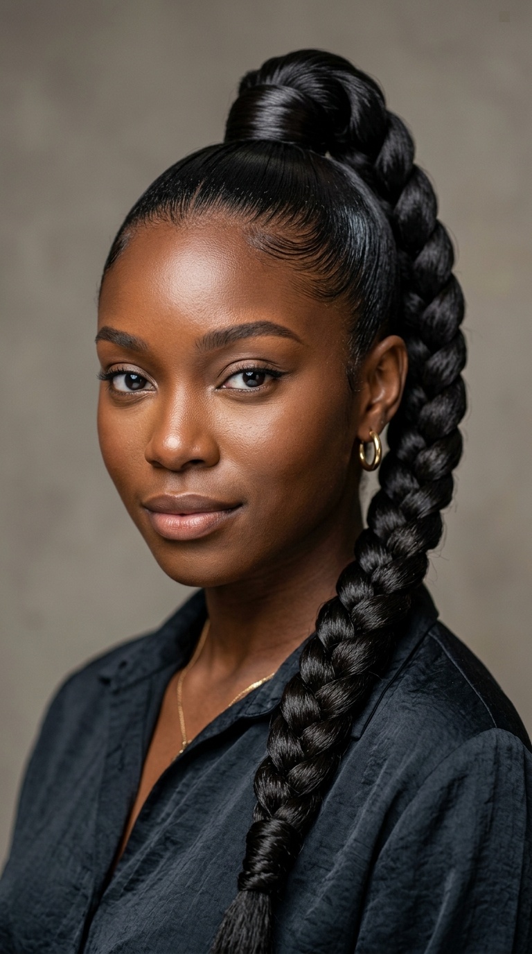 The Classic High Sleek Jumbo Braid