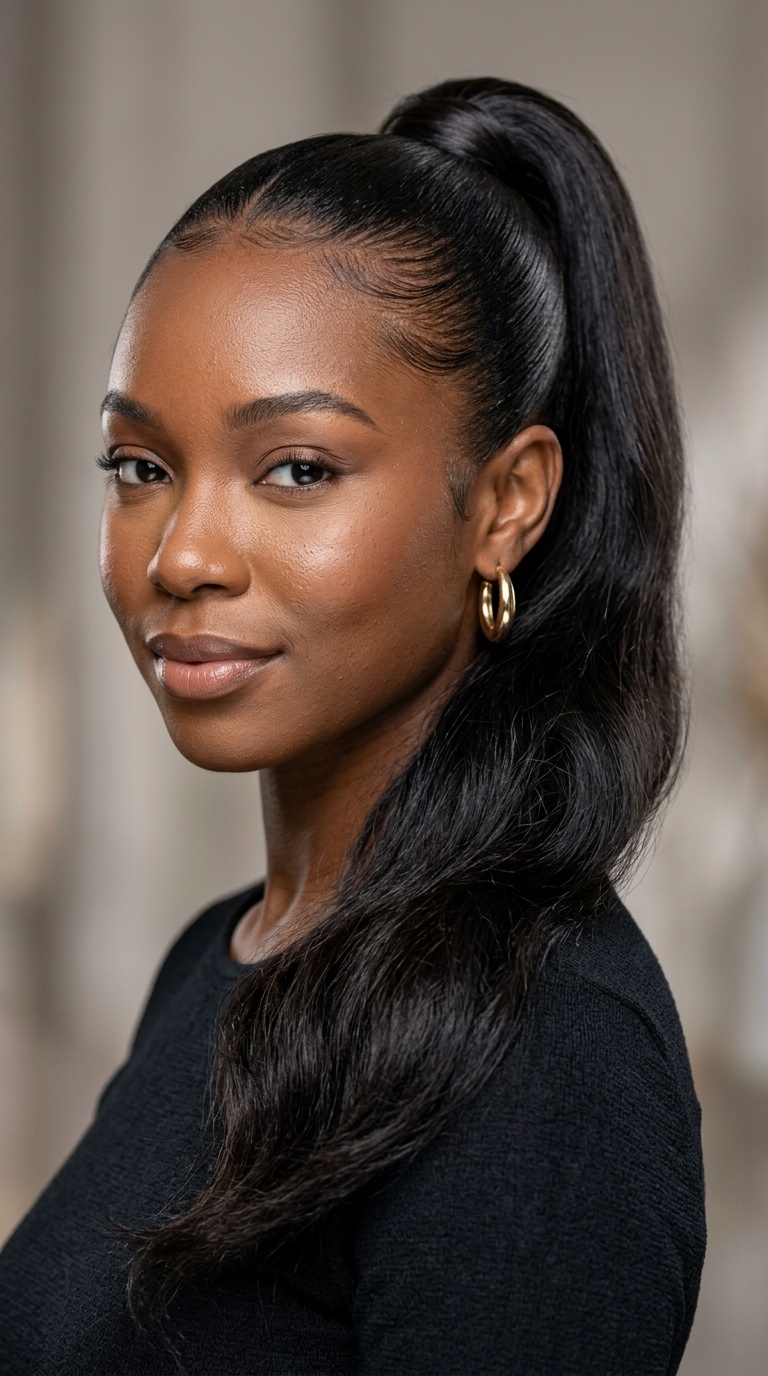 The Classic High Sleek Ponytail