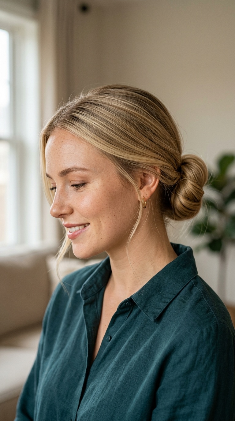 The Classic Low Bun