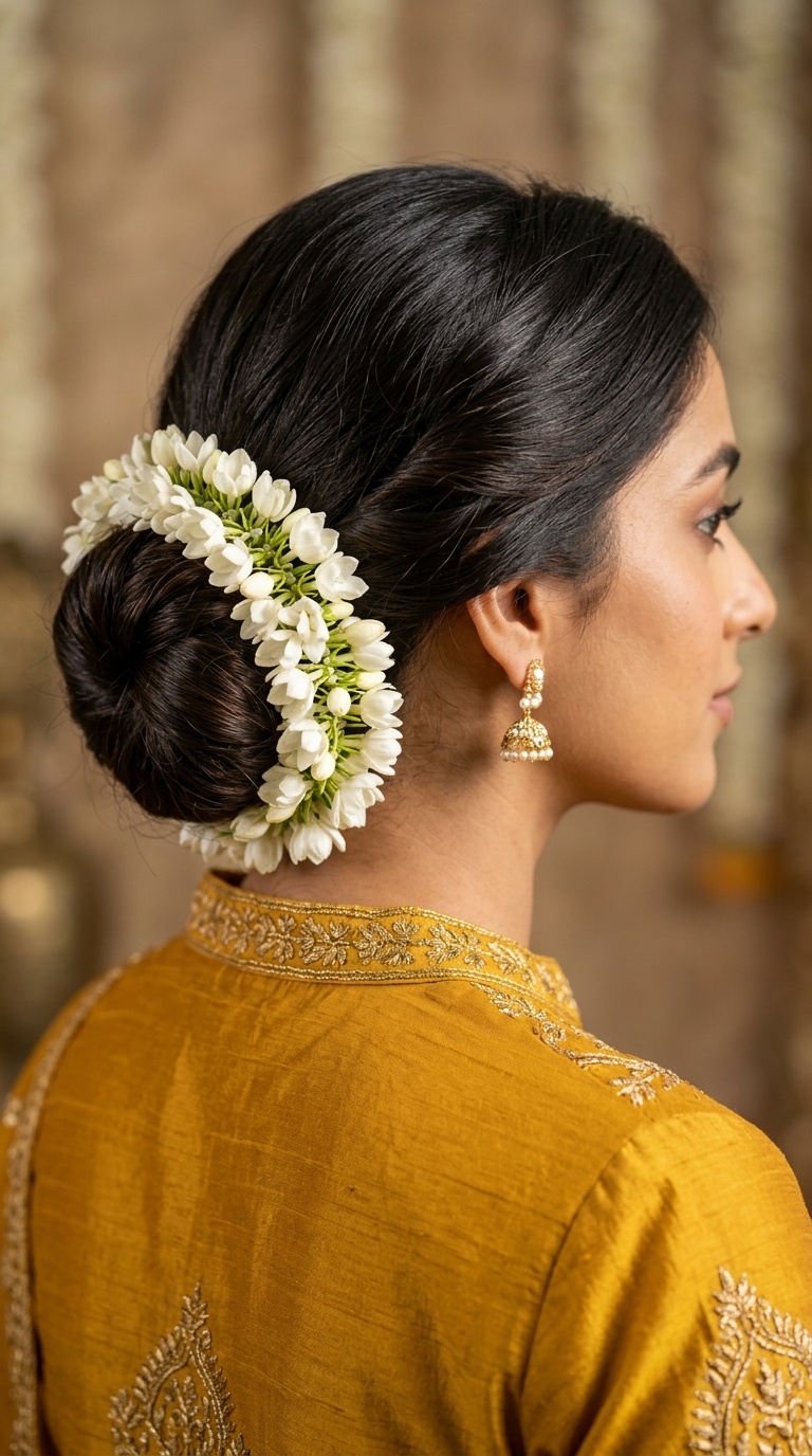 The Classic Low Bun with Fresh Gajara