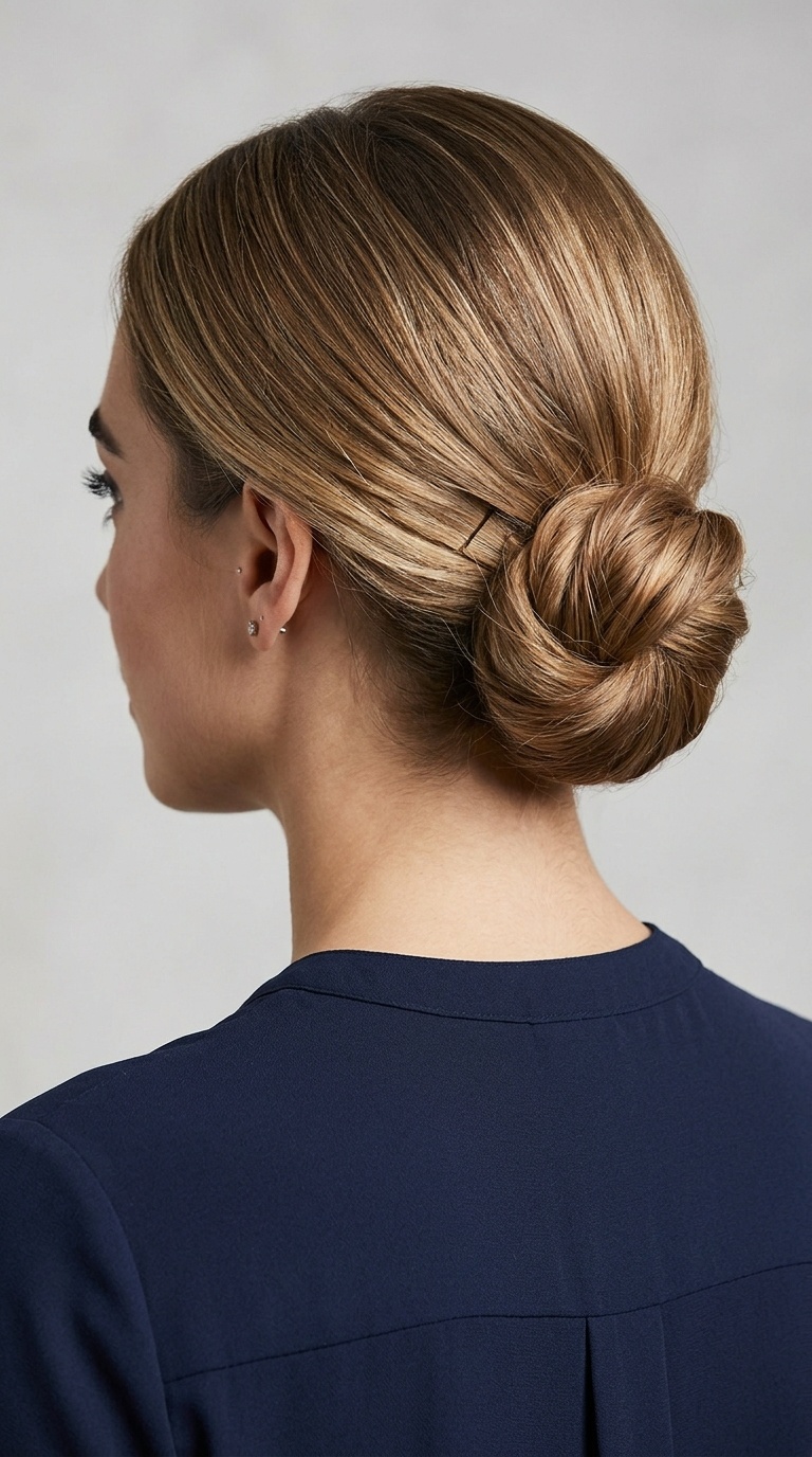 The Classic Low Chignon