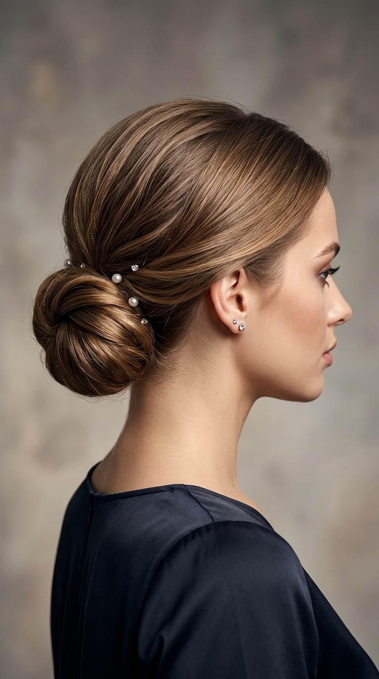 The Classic Low Chignon