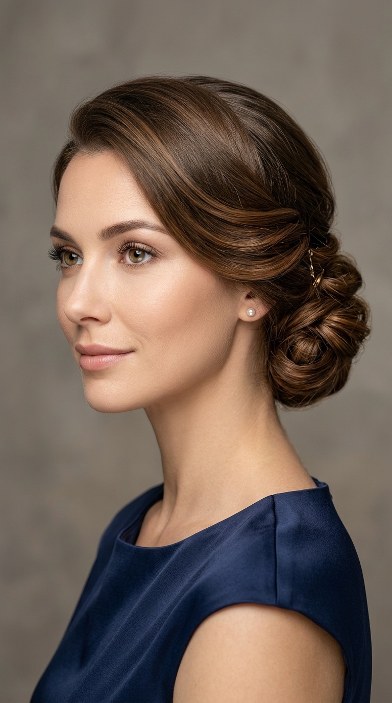 The Classic Low Chignon